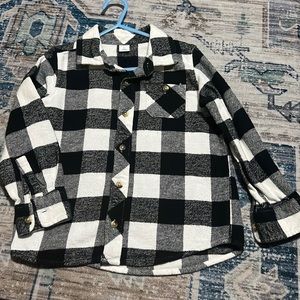 Old Navy button up flannel size 5t